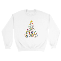 Load image into Gallery viewer, Christmas Lights Tree Crewneck