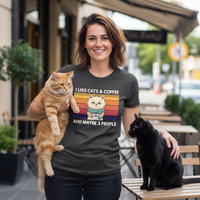Load image into Gallery viewer, I Like Cats and Coffee - Everyday Tee