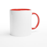 Load image into Gallery viewer, Dada Daddy Dad Bruh 11oz coffee mug in red