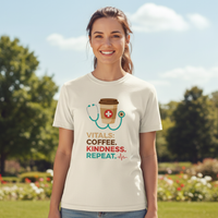 Load image into Gallery viewer, Vitals: Coffee. Kindness. Repeat.